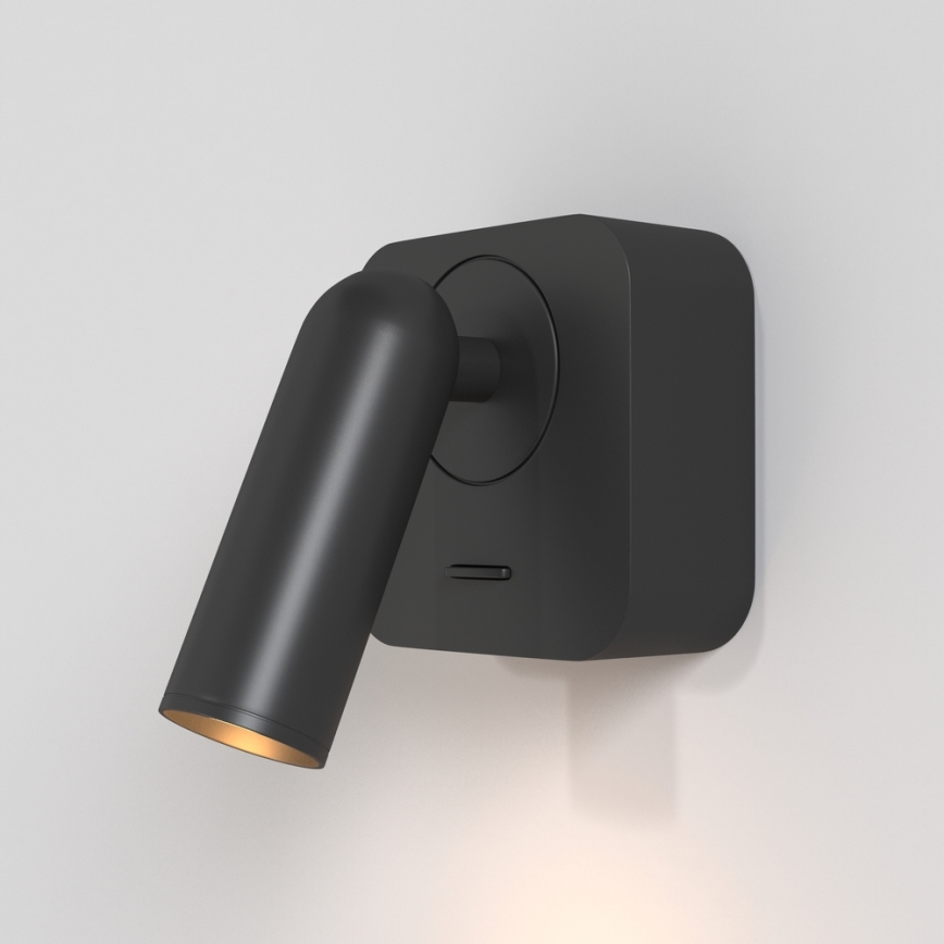 Maytoni C039WL-L3B3K - Foco de parede LED MIRAX LED/3W/230V preto