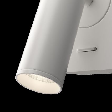 Maytoni C039WL-L3W3K - Foco de parede LED MIRAX LED/3W/230V preto