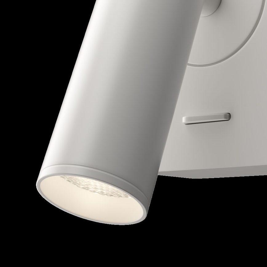 Maytoni C039WL-L3W3K - Foco de parede LED MIRAX LED/3W/230V preto