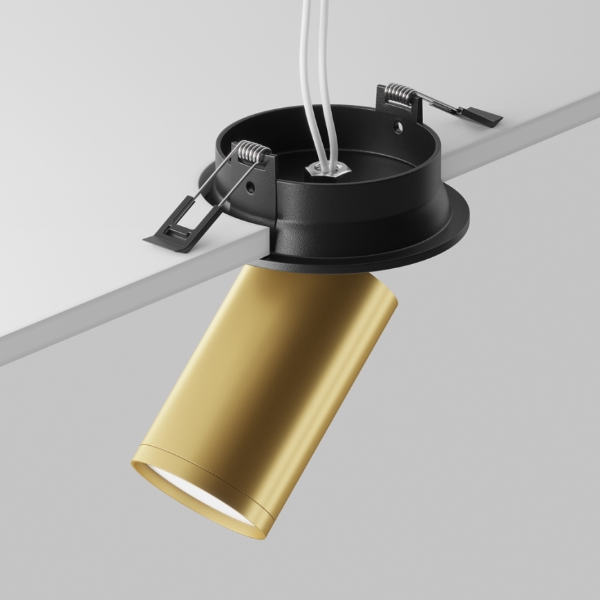 Maytoni C048CL-U-1BMG - Foco embutido FOCUS 1xGU10/10W/230V dourada