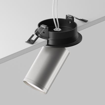 Maytoni C048CL-U-1BS - Foco de encastrar FOCUS 1xGU10/10W/230V cromado mate