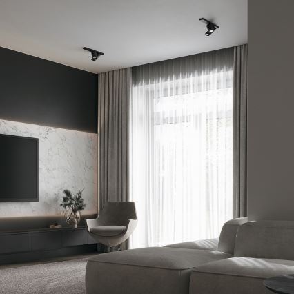 Maytoni C051CL-U-2B - Foco FOCUS 2xGU10/10W/230V preto