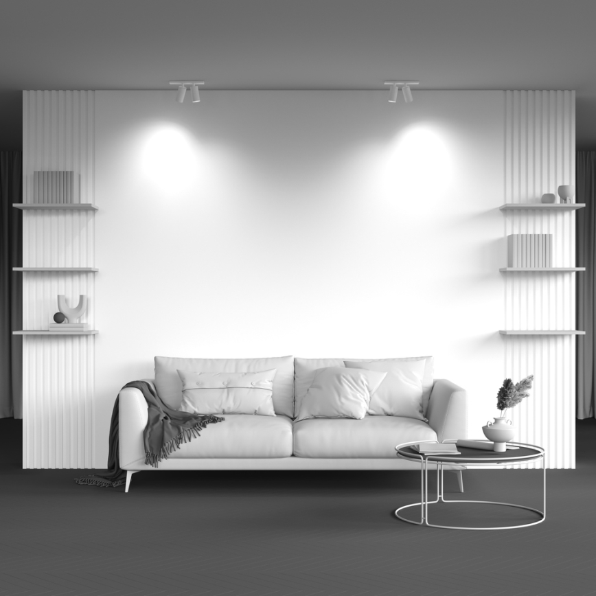 Maytoni C051CL-U-2W - Foco FOCUS 2xGU10/10W/230V branco/preto