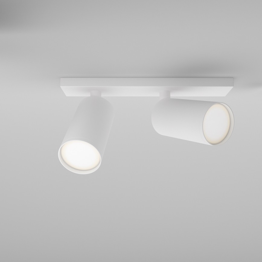 Maytoni C051CL-U-2W - Foco FOCUS 2xGU10/10W/230V branco/preto