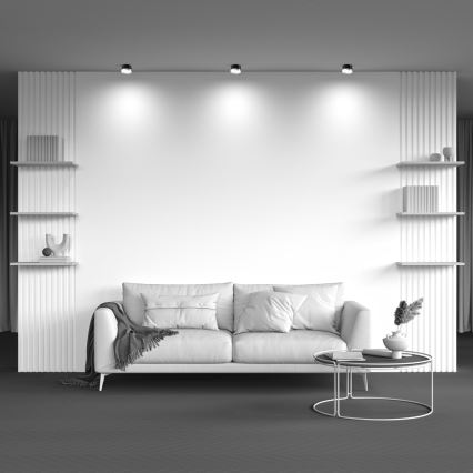 Maytoni C086CL-GX53-SRD-BG - Foco HOOP 1xGX53/15W/230V preto/dourada