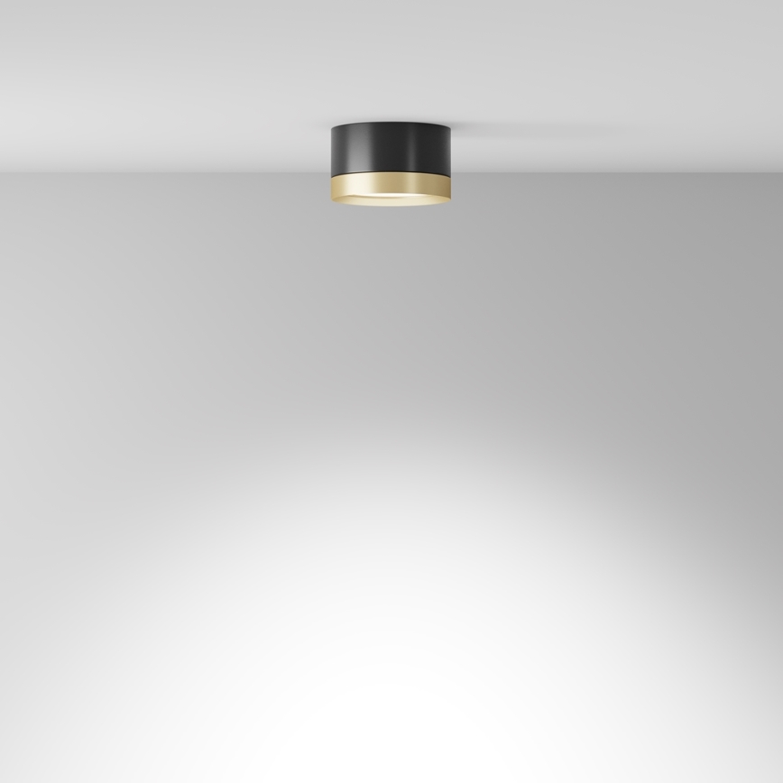 Maytoni C086CL-GX53-SRD-BG - Foco HOOP 1xGX53/15W/230V preto/dourada