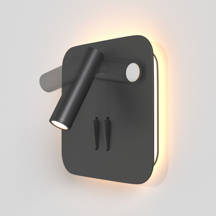 Maytoni C175-WL-01-6W-B - Foco de parede LED IOS LED/9W/230V preto