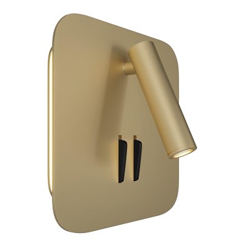 Maytoni C175-WL-01-6W-MG - Foco de parede LED IOS LED/9W/230V dourada