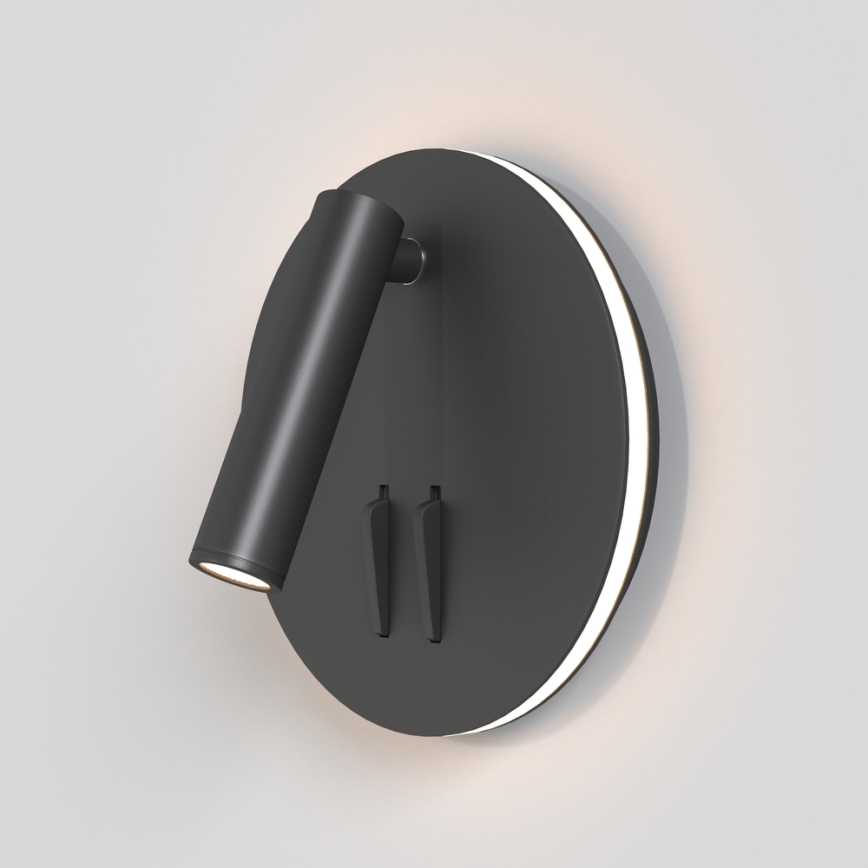 Maytoni C176-WL-01-6W-B - Foco de parede LED IOS LED/9W/230V preto