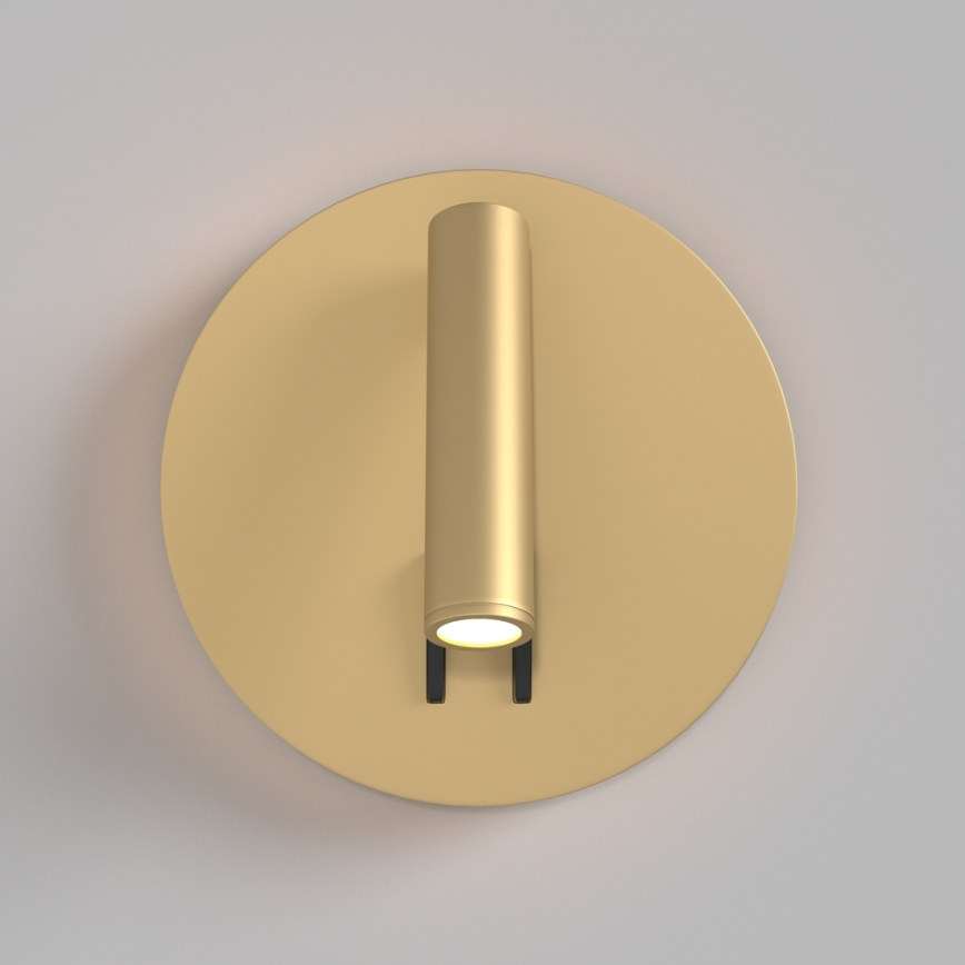 Maytoni C176-WL-01-6W-MG - Foco de parede LED IOS LED/9W/230V dourada
