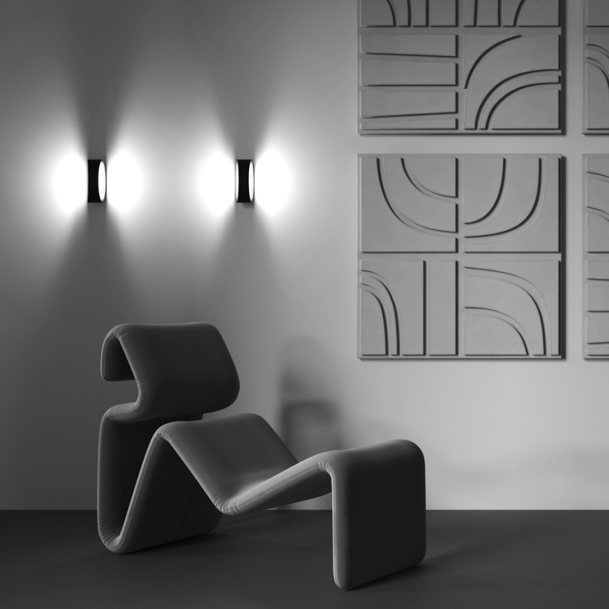 Maytoni C806WL-L5B - Iluminação de parede LED TRAME LED/6W/230V preto
