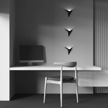 Maytoni C808WL-L3B - Iluminação de parede LED TRAME LED/3W/230V preto