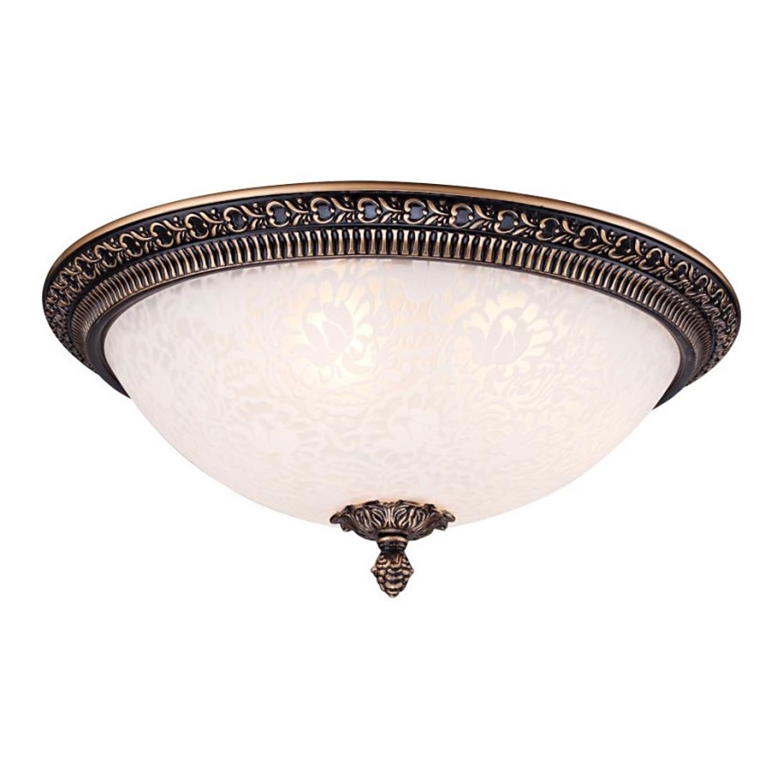 Maytoni C908-CL-03-R - Iluminação de teto PASCAL 3xE27/40W/230V bronze
