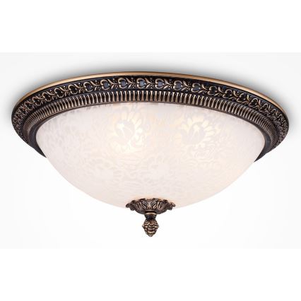 Maytoni C908-CL-03-R - Iluminação de teto PASCAL 3xE27/40W/230V bronze