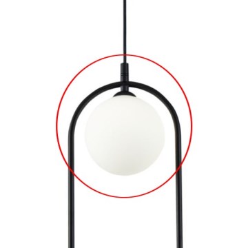 Maytoni - Cúpula de substituição para lustre RING branca