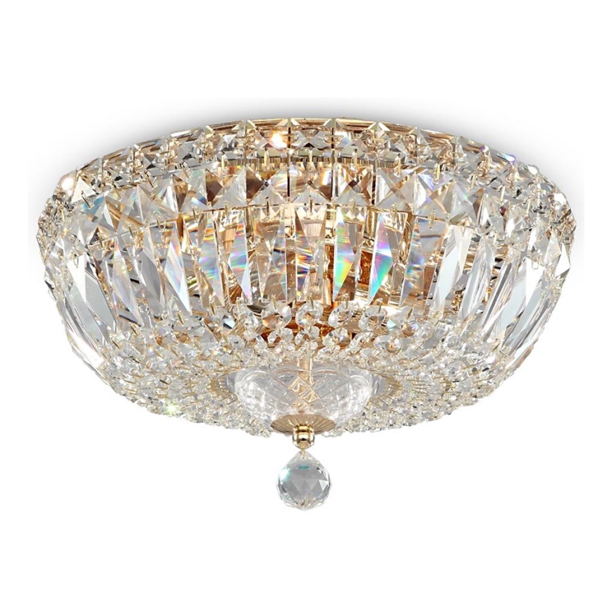 Maytoni DIA100-CL-03-G - Iluminação de teto BASFOR 3xE14/60W/230V dourada