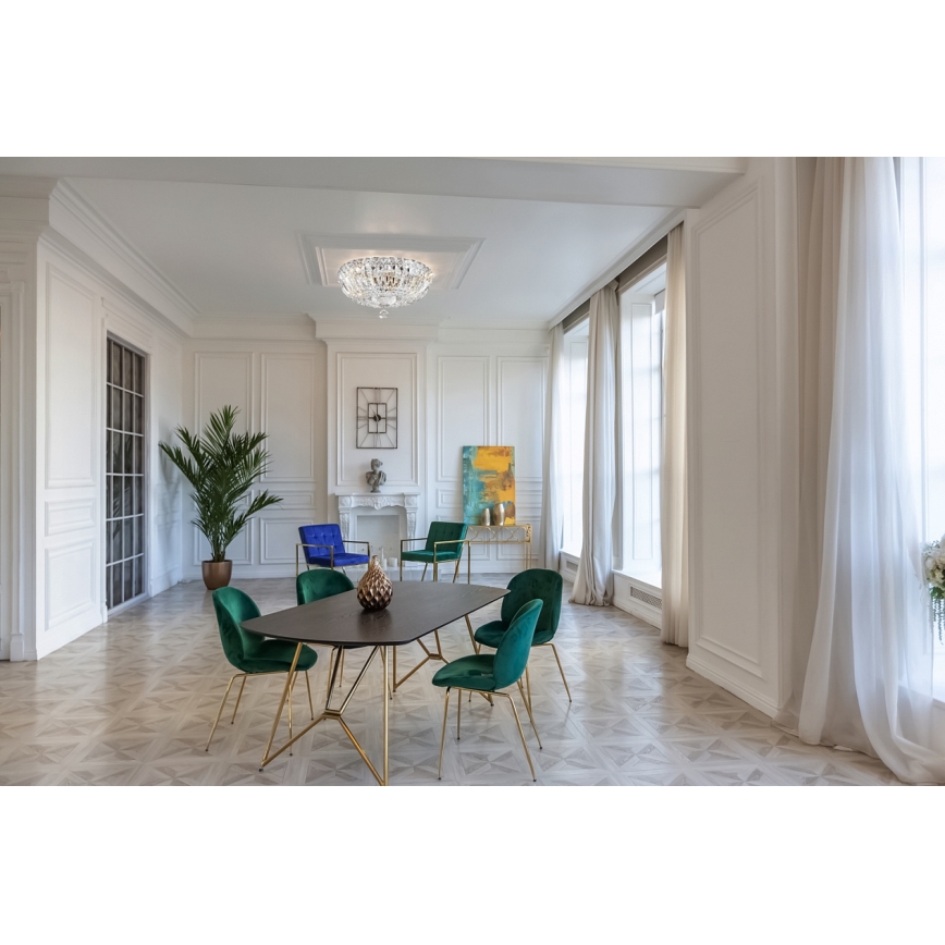 Maytoni DIA100-CL-03-N - Iluminação de teto BASFOR 3xE14/60W/230V cromado mate
