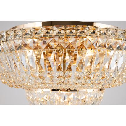 Maytoni DIA100-CL-12-G - Iluminação de teto BASFOR 12xE14/60W/230V dourada