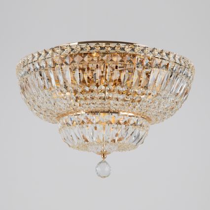 Maytoni DIA100-CL-12-G - Iluminação de teto BASFOR 12xE14/60W/230V dourada