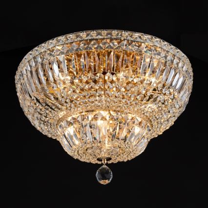 Maytoni DIA100-CL-12-G - Iluminação de teto BASFOR 12xE14/60W/230V dourada