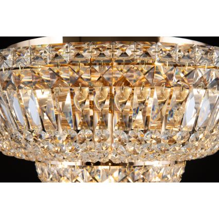 Maytoni DIA100-CL-12-G - Iluminação de teto BASFOR 12xE14/60W/230V dourada