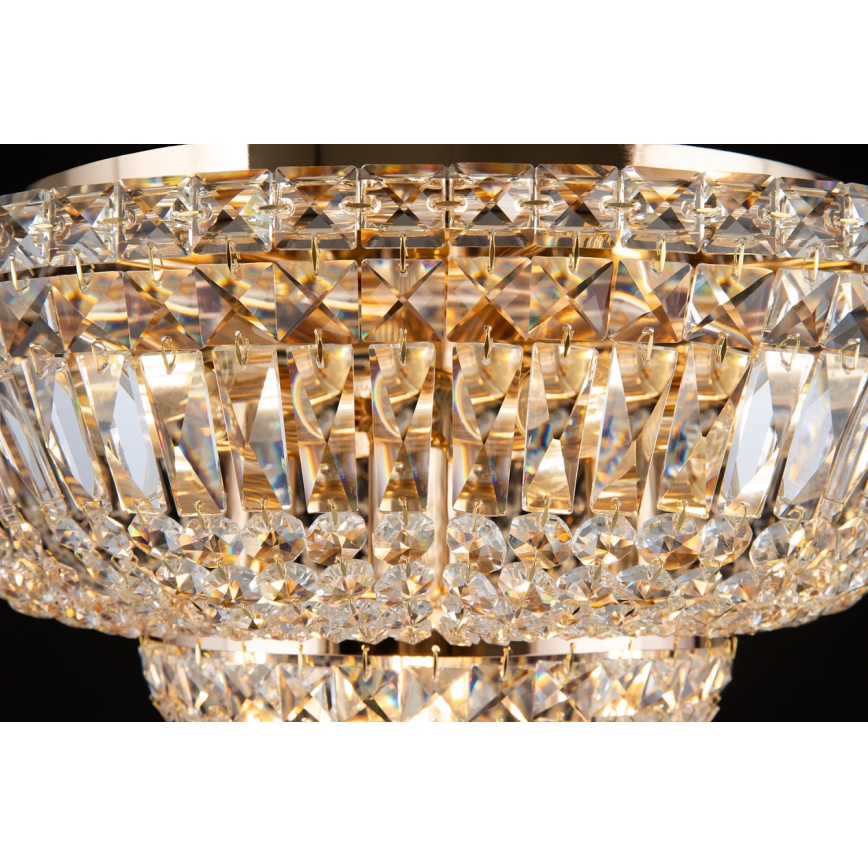Maytoni DIA100-CL-12-G - Iluminação de teto BASFOR 12xE14/60W/230V dourada