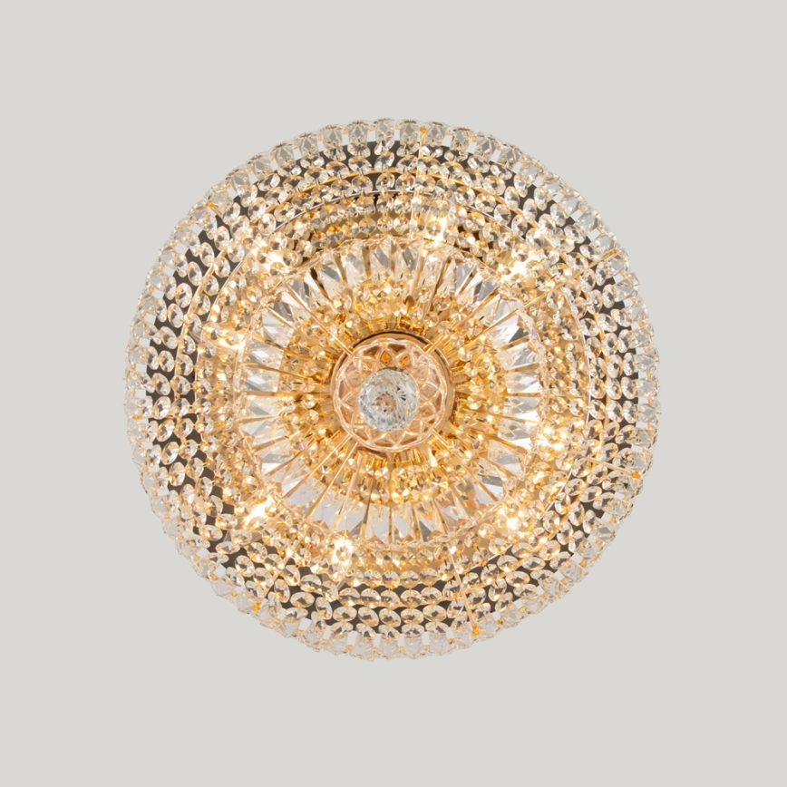 Maytoni DIA100-CL-12-G - Iluminação de teto BASFOR 12xE14/60W/230V dourada