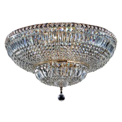 Maytoni DIA100-CL-16-G - Iluminação de teto BASFOR 16xE14/60W/230V dourada