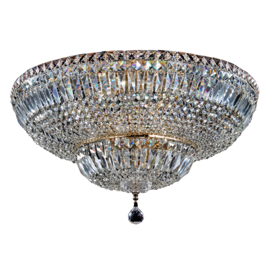 Maytoni DIA100-CL-16-G - Iluminação de teto BASFOR 16xE14/60W/230V dourada