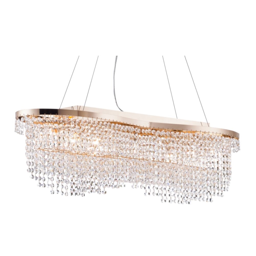 Maytoni DIA600-07-G - Candelabro suspenso TOILS 7xE14/60W/230V