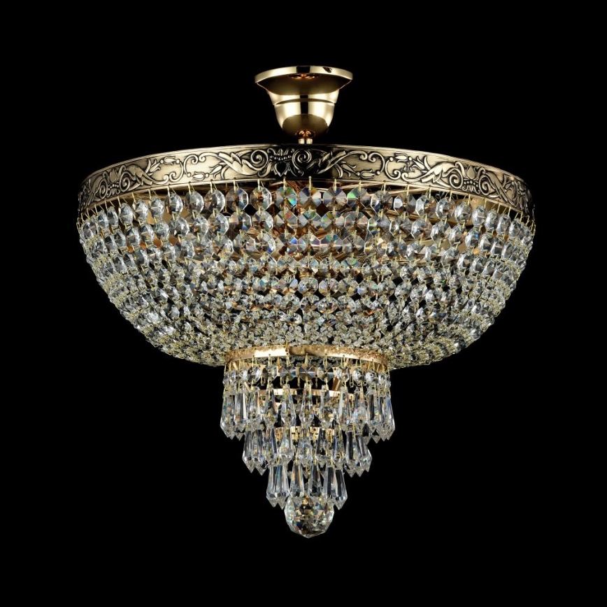 Maytoni DIA890-CL-05-G - Candelabro integrado PALACE 5xE27/60W/230V
