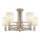Maytoni H004CL-05BG - Candelabro integrado VITTORIA 5xE14/40W/230V