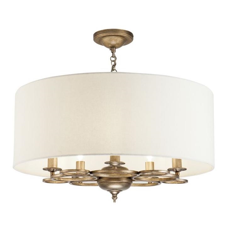 Maytoni H007PL-05G - Candelabro suspenso ANNA 5xE14/40W/230V