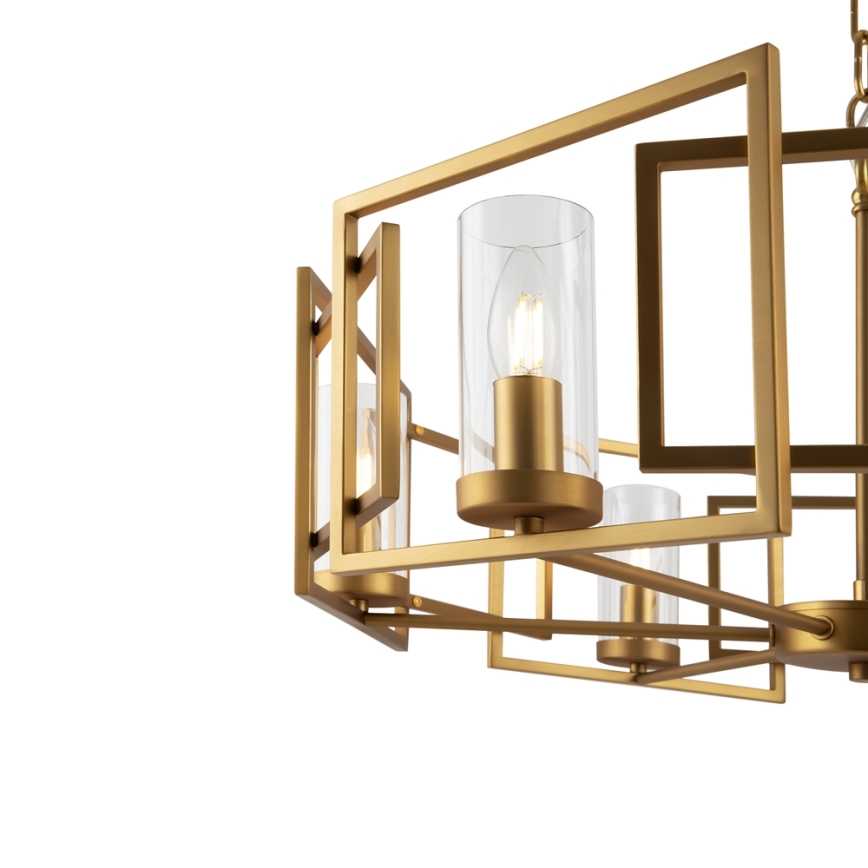 Maytoni H009PL-06G - Candelabro suspenso BOWI 6xE14/40W/230V