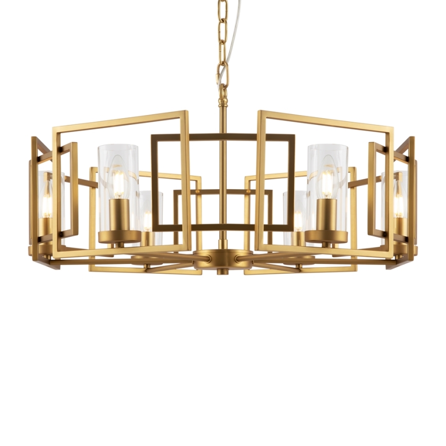 Maytoni H009PL-06G - Candelabro suspenso BOWI 6xE14/40W/230V
