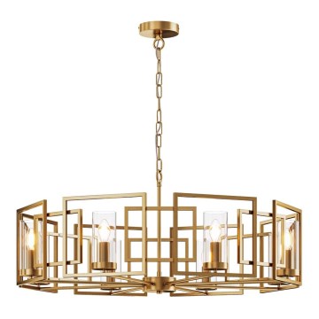 Maytoni H009PL-08G - Candelabro suspenso BOWI 8xE14/40W/230V