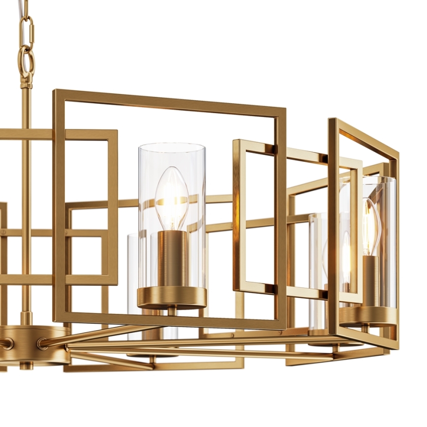 Maytoni H009PL-08G - Candelabro suspenso BOWI 8xE14/40W/230V