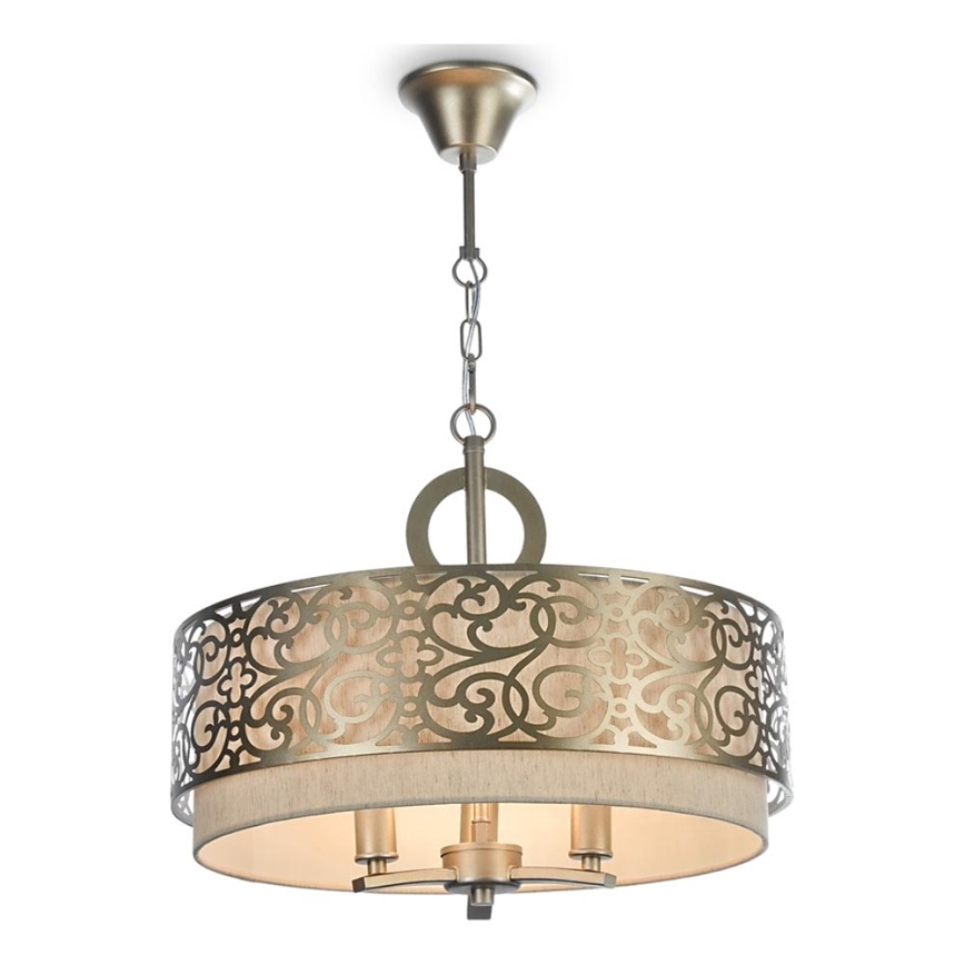 Maytoni H260-03-N - Candelabro suspenso VENERA 3xE14/40W/230V