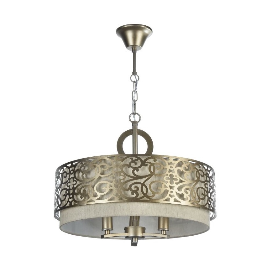 Maytoni H260-03-N - Candelabro suspenso VENERA 3xE14/40W/230V
