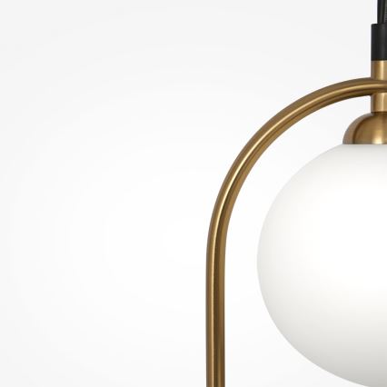Maytoni MOD013PL-02BS1 - Candelabro suspenso RING 2xG9/25W/230V latão