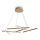Maytoni MOD016PL-L75MG4K - Candelabro suspenso LED LINE LED/75W/230V dourada