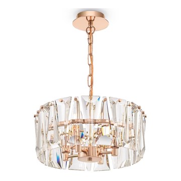 Maytoni MOD043PL-04G - Candelabro suspenso PUNTES 4xE14/60W/230V dourada