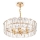 Maytoni MOD043PL-06G - Candelabro suspenso PUNTES 6xE14/60W/230V dourada