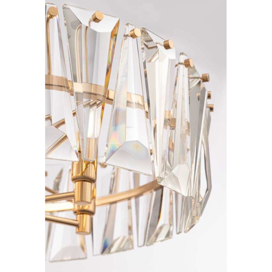Maytoni MOD043PL-06G - Candelabro suspenso PUNTES 6xE14/60W/230V dourada