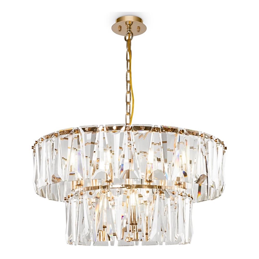 Maytoni MOD043PL-12G - Candelabro suspenso PUNTES 12xE14/40W/230V dourada
