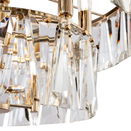 Maytoni MOD043PL-12G - Candelabro suspenso PUNTES 12xE14/40W/230V dourada