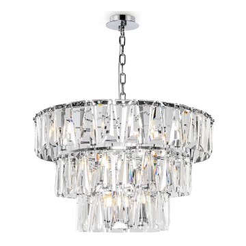 Maytoni MOD043PL-18CH - Candeeiro suspenso PUNTES 18xE14/40W/230V cromado brilhante