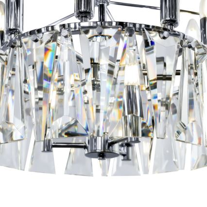 Maytoni MOD043PL-18CH - Candeeiro suspenso PUNTES 18xE14/40W/230V cromado brilhante