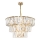Maytoni MOD043PL-18G - Candelabro suspenso PUNTES 18xE14/40W/230V dourada