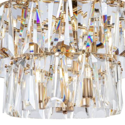 Maytoni MOD043PL-18G - Candelabro suspenso PUNTES 18xE14/40W/230V dourada